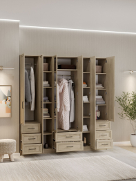 Шкаф распашной МДФ ШК-6/6