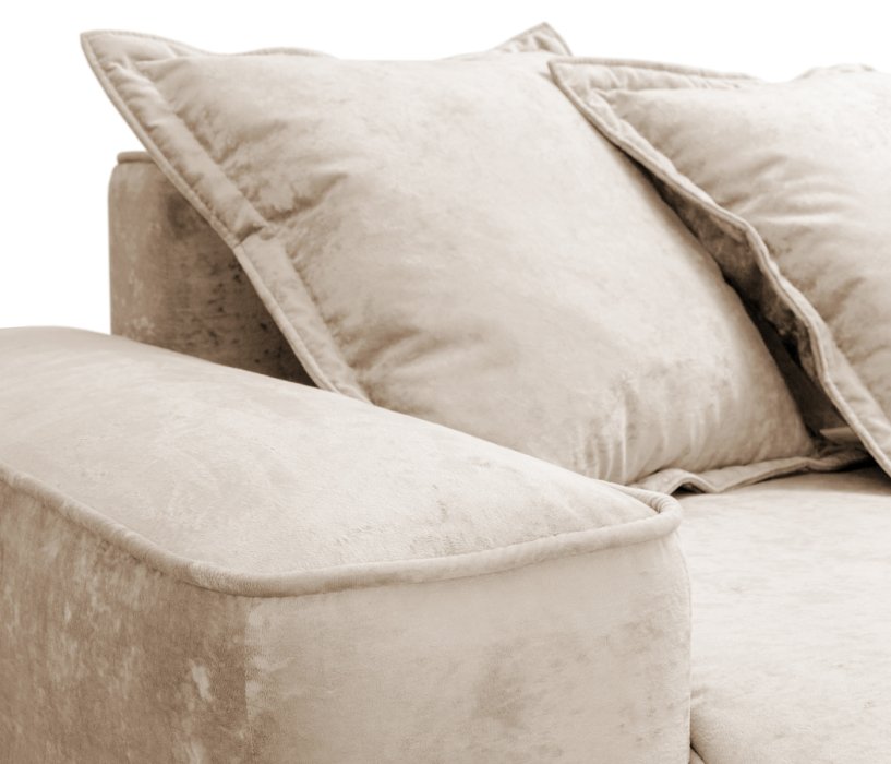 Диваны еврокнижки, Диван угловой "Бали"со спальным местом, микровелюр