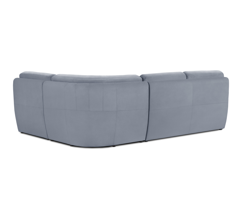 Диваны угловые в гостиную, Модульный угловой диван Борнео со спальным местом, велюр