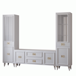 Комод Валенсия под телевизор 160х45х67 см золото