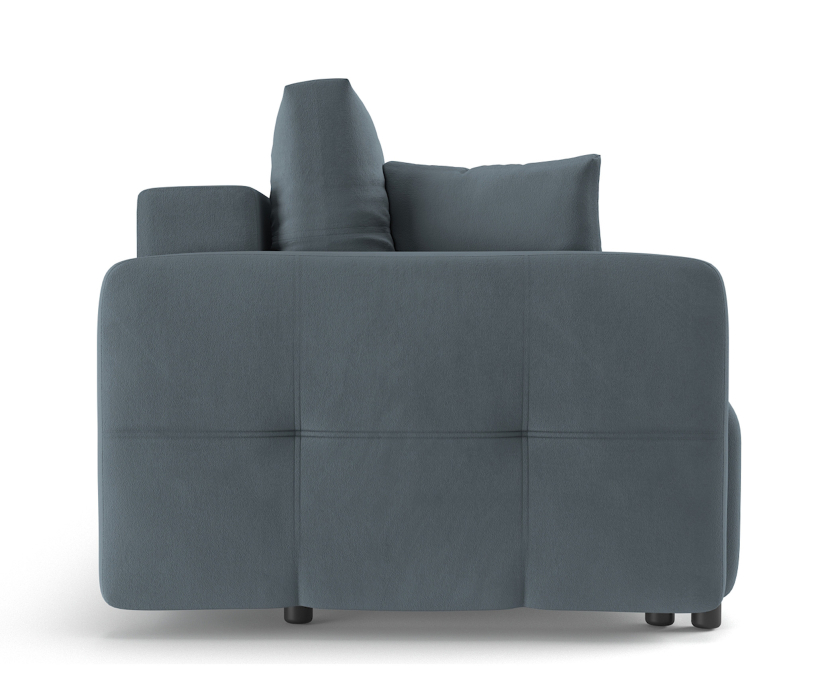 Диваны с ящиком для белья, Диван-кровать Квадро, велюр