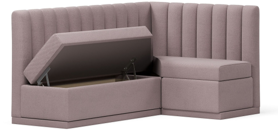 Кухонный угловой нераскладной диван Кафф, велюр