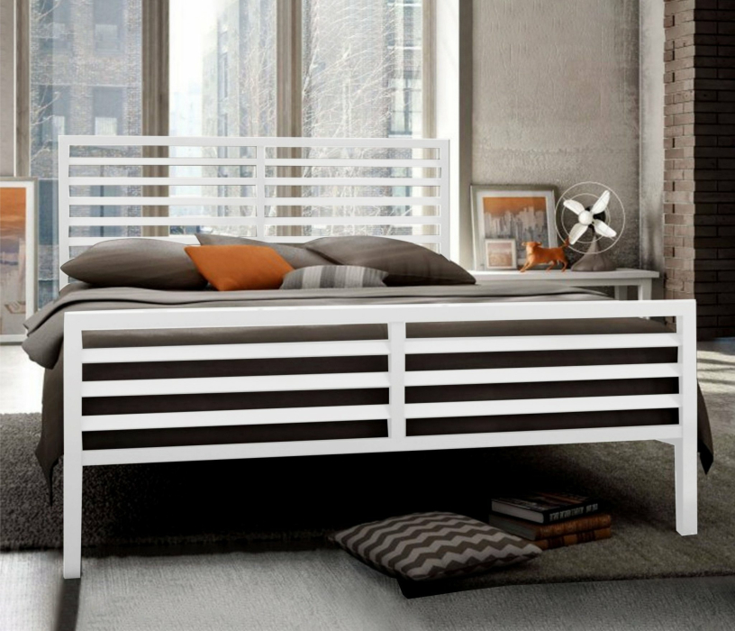 Кровати 160 см, Кровать в стиле лофт Даллас 1.6