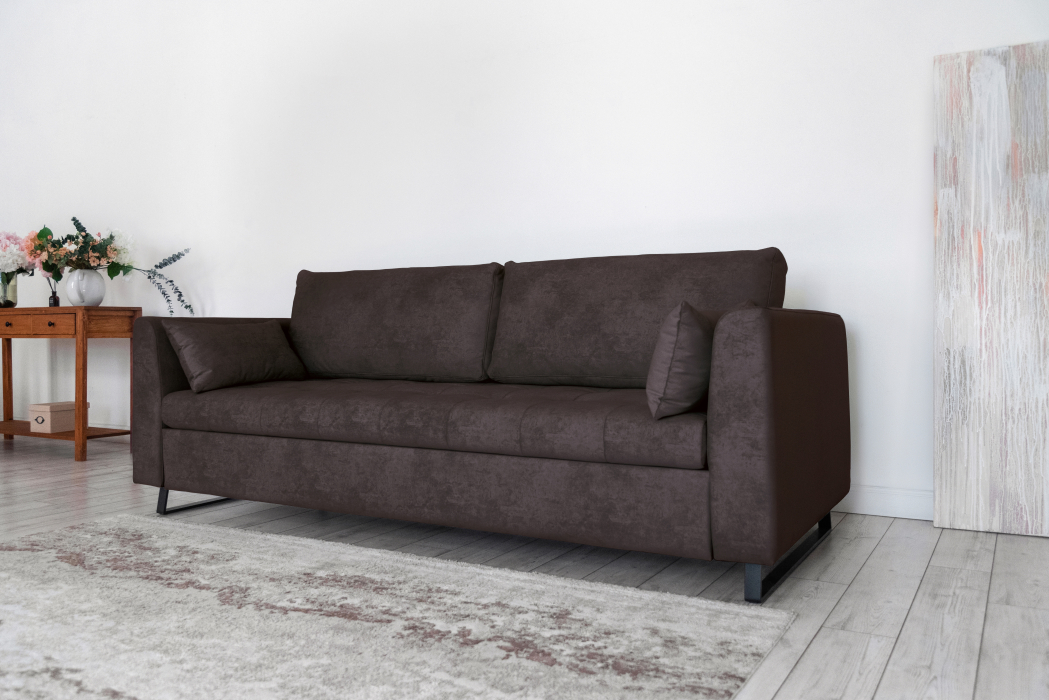 Диваны кровати со спальным местом, Прямой диван Marrit, велюр