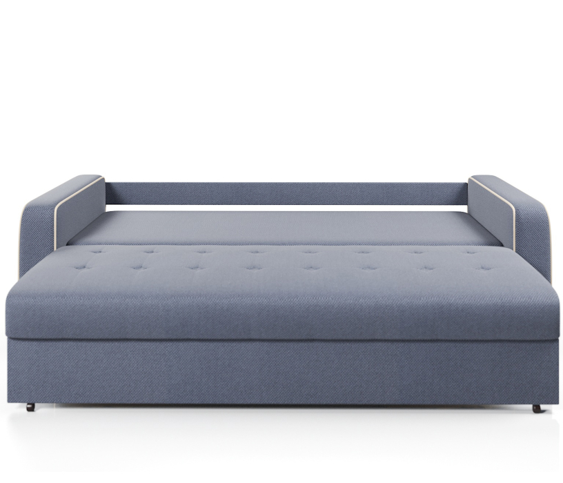 Диваны еврокнижки, Диван-кровать прямой Атланта с кантом еврокнижка,велюр