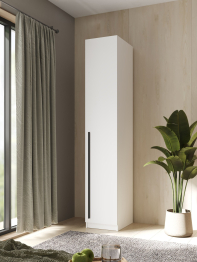 Шкаф для одежды распашной однодверный, София, 2200х400х520 мм