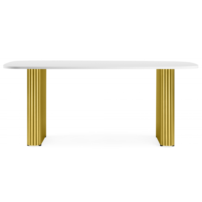 Обеденные столы, Деревянный стол Бавария 180*90 (золотые ноги)