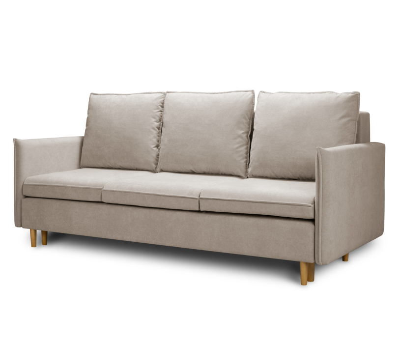 Диваны кровати со спальным местом, Диван кровать прямой Оливер,микровелюр