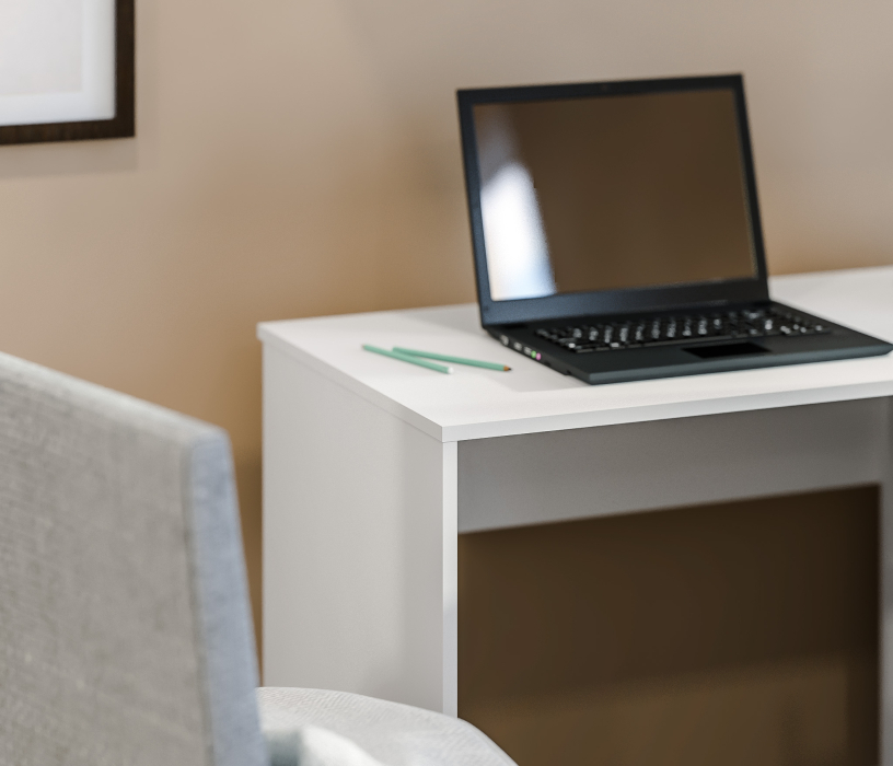 Mika / Мика, Стол Mika / Мика СБ-3277 Белый/Белый,Серый