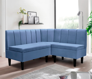 Диван угловой Лео, микровелюр