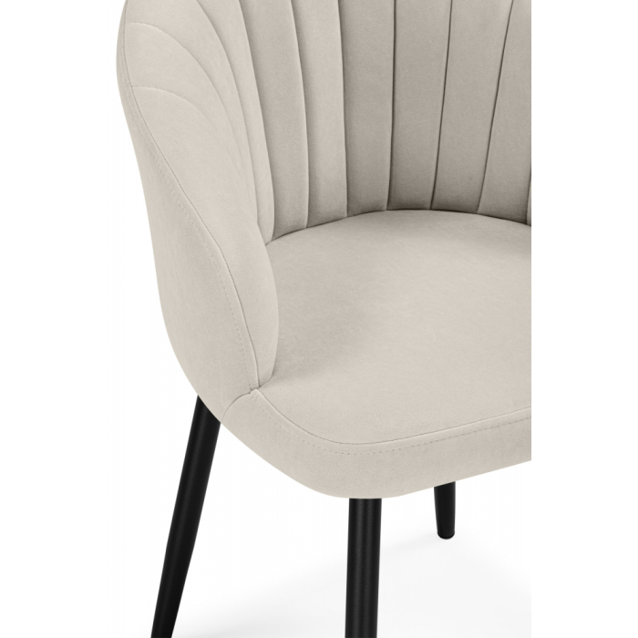 Стулья, Стул на металлокаркасе Бэнбу некрутящийся marseille (чёрный)