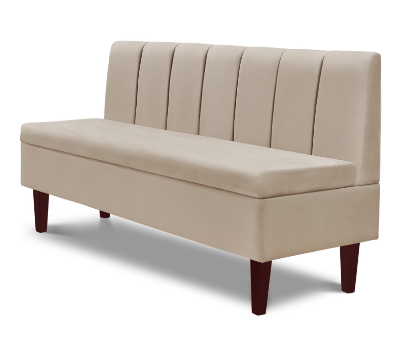 Диваны прямые, Диван прямой на ножках Лео 154, микровелюр