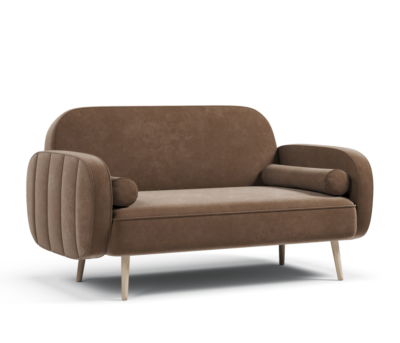 Офисные диваны, Диван прямой нераскладной Бержер, велюр