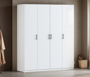 Шкаф четырехдверный Макс 2000 мм, вариант №2 (ЛДСП)