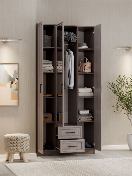 Для одежды, Шкаф распашной МДФ ШК-3/6