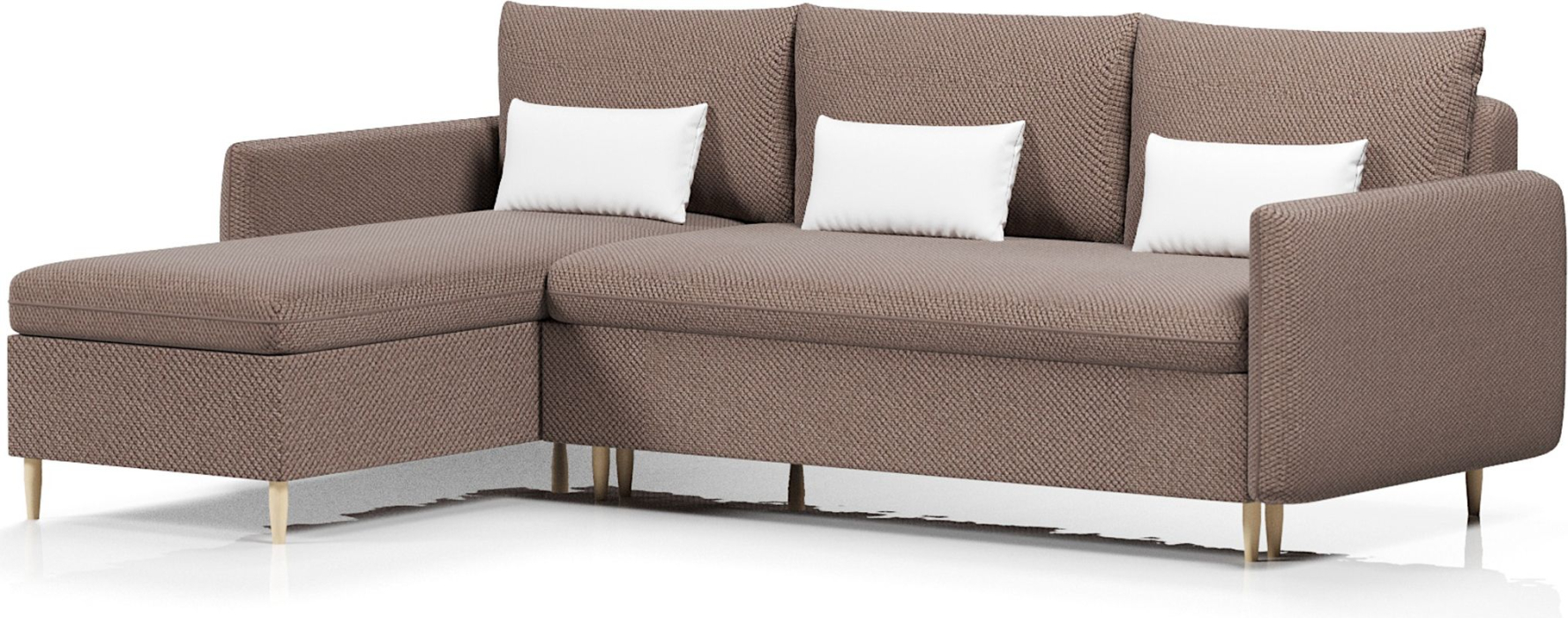 Диваны угловые в гостиную, Диван-кровать угловой Рон 2 пантограф,велюр