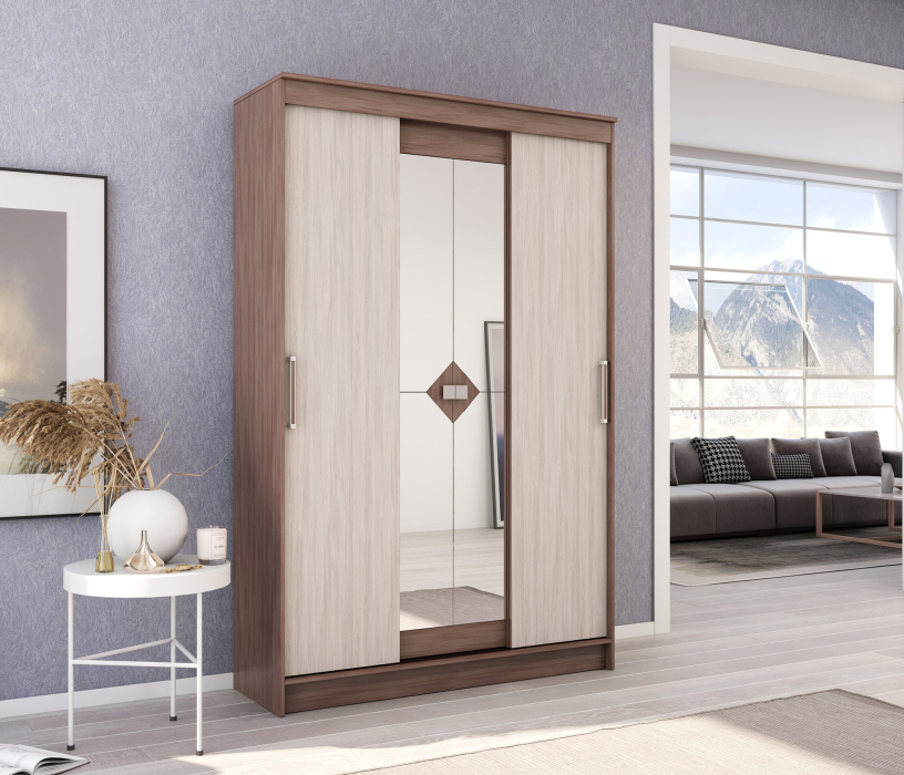 Шкафы-купе, ЛДСП Шкаф-купе АГАТ Ясень Шимо