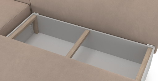 Угловой диван Каир Lux, велюр, левый