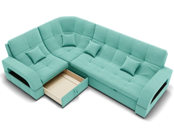 Модульный диван Майами-3,микровелюр,антивандальная ткань,венеция