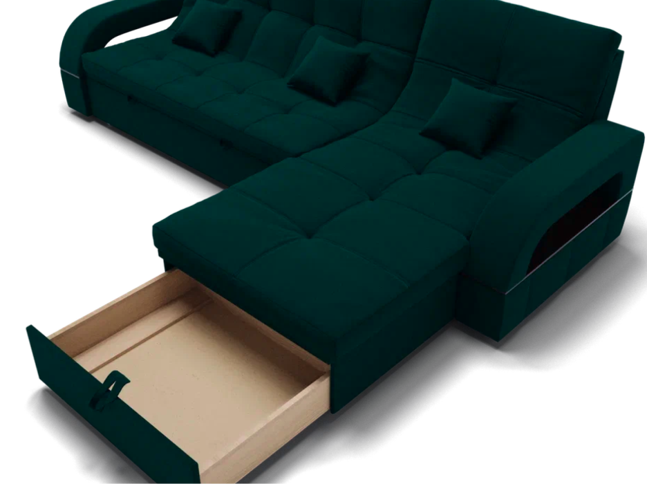 Диваны модульные угловые, Модульный диван Майами-2,микровелюр,антивандальная ткань,венеция