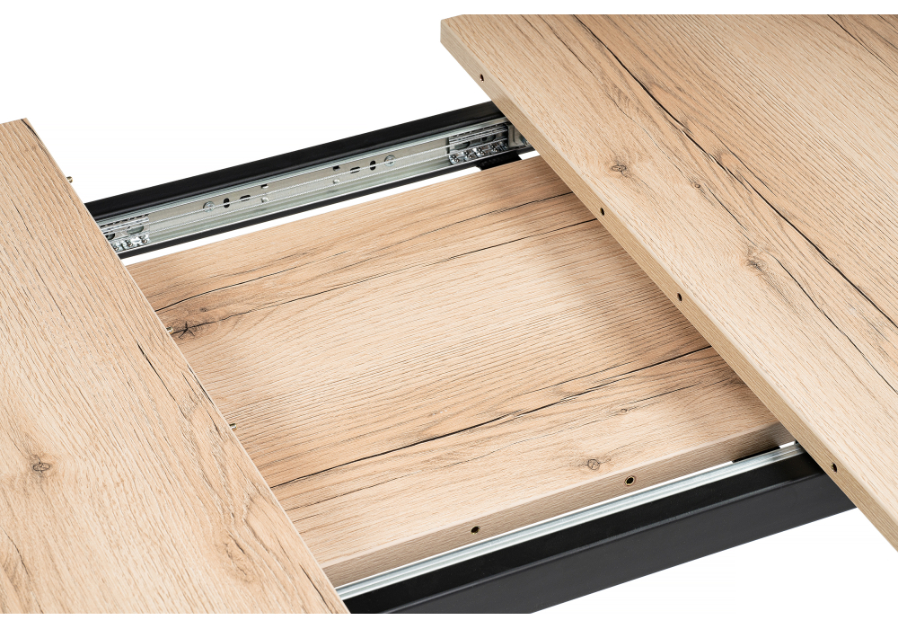 Обеденные столы, Стол деревянный Колон Лофт 120 25 мм (дуб делано светлый)