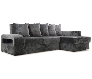 Угловой диван Марго 1 правый, велюр
