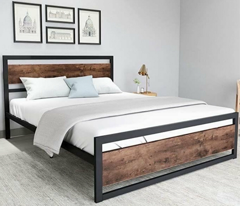 Кровати 140 см, Кровать в стиле лофт Бостон 1.4