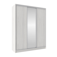 Шкафы-купе, Шкаф-купе 3-дв  Домашний 1800 зеркало/лдсп  (в2295*ш1800*г595)