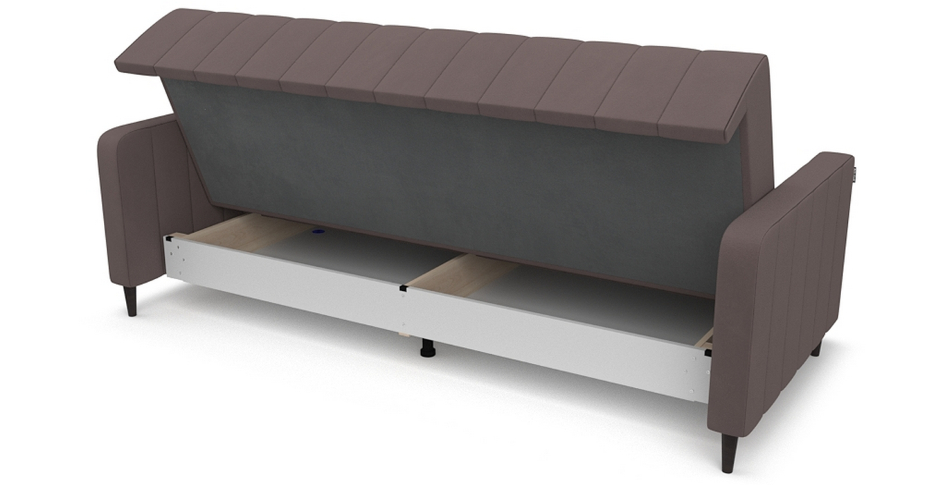 Диваны еврокнижки, Диван-кровать Берген Lux, велюр