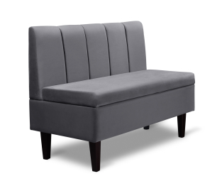 Диван прямой на ножках Лео 110, микровелюр