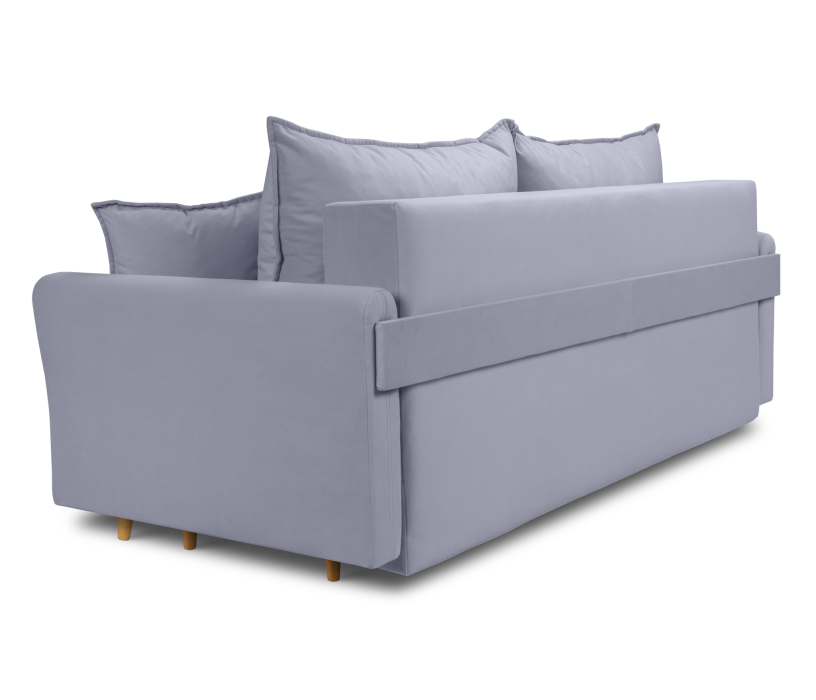 Диваны еврокнижки, Диван кровать прямой со спальным местом "Мия", микровелюр