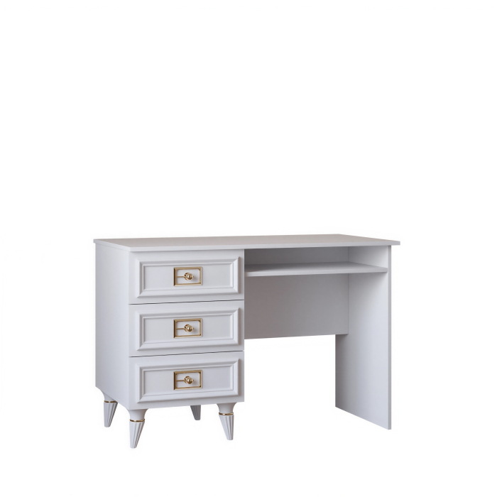 Прямые, Стол Валенсия письменный (1100х600х750) золото