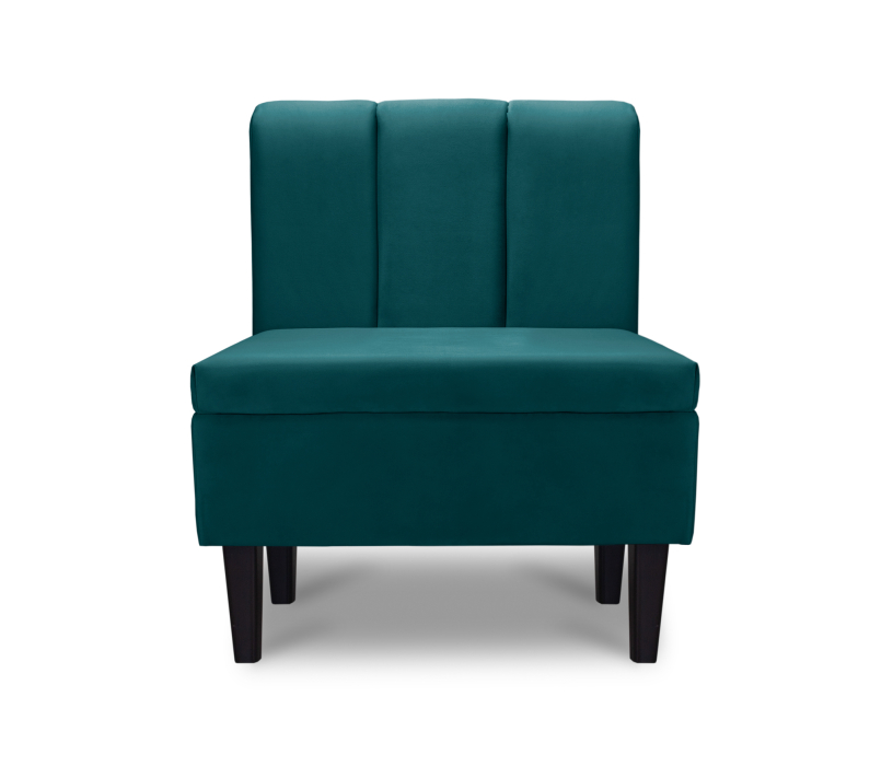 Кухонные уголки, Диван прямой с ящиком Лео 66, микровелюр