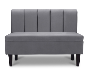 Диван прямой на ножках Лео 110, микровелюр