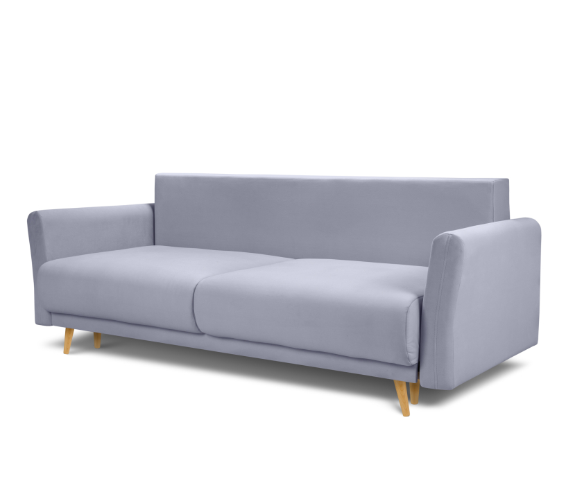 Диваны еврокнижки, Диван кровать прямой со спальным местом "Мия", микровелюр