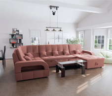 Диваны модульные угловые, Модульный диван Майами-4,микровелюр,антивандальная ткань,венеция