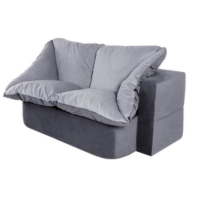 Детские диваны, Бескаркасный диван-кровать Дадли 1950*1050мм., велюр