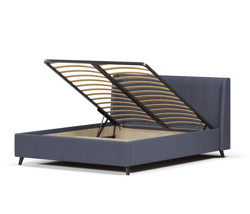 Мягкая кровать, Кровать Милла 180, велюр