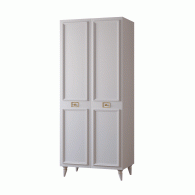 Шкафы распашные, Шкаф в спальню 2х дверный Валенсия (золото)