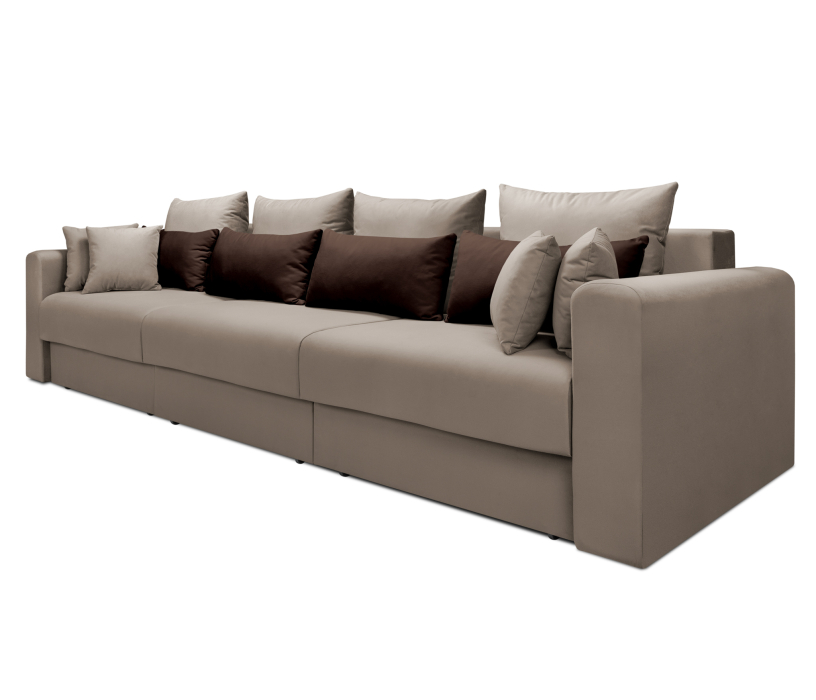 Диваны еврокнижки, Диван кровать прямой модульный Мэдисон, велюр