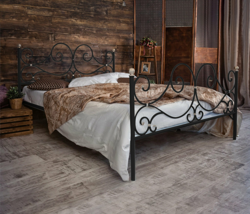 Кованые кровати, Кованая кровать Верона 1.8 с двумя спинками