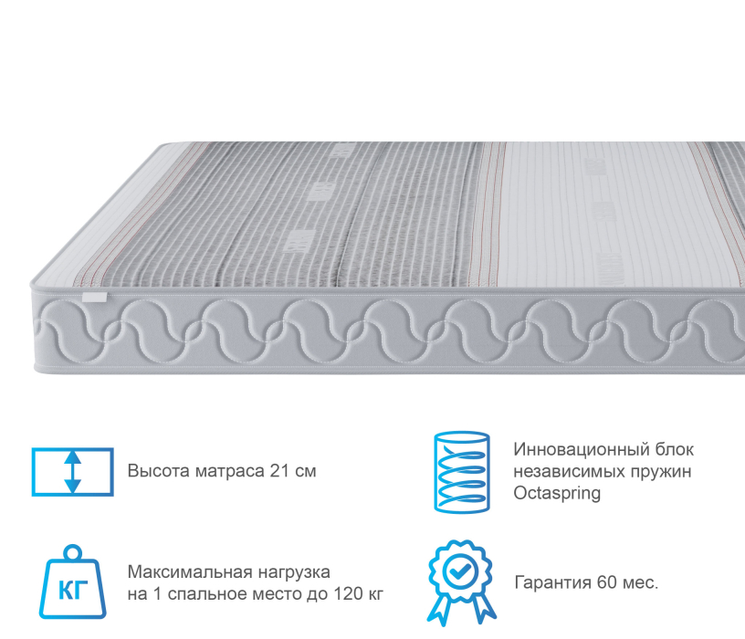 900 x 2000, Матрас Корсика-Зодиак в чехле Magnetic в скрутке 900х2000