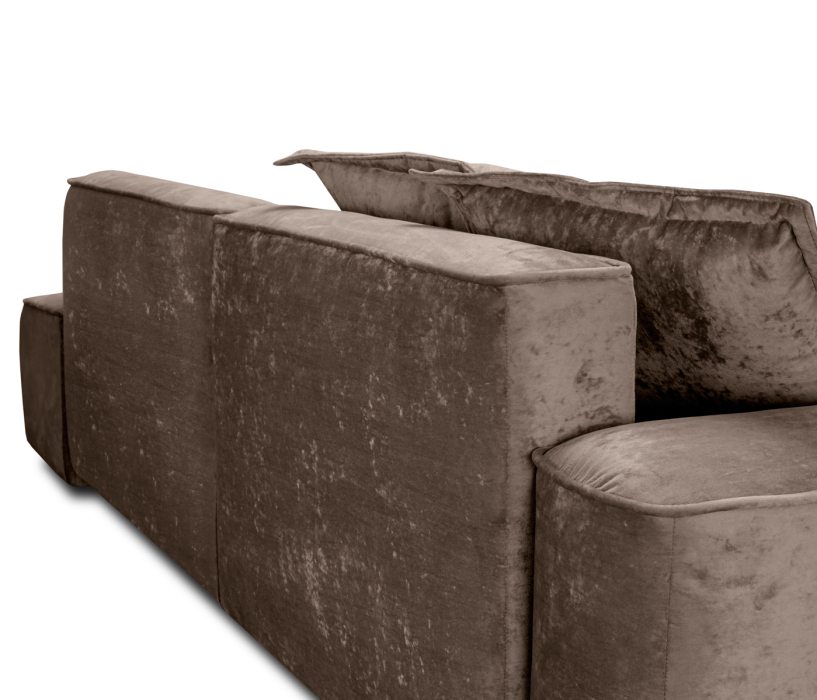 Диваны еврокнижки, Диван угловой "Бали"со спальным местом, микровелюр