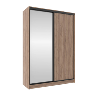 Шкафы-купе 2-х дверные, Шкаф-купе 2-дв  Домашний 1600 зеркало/лдсп  (в2295*ш1600*г595)