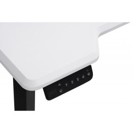 Компьютерный стол Маркос с механизмом подъема 140х80х75, черный