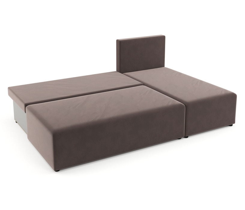 Диваны угловые в гостиную, Угловой диван-кровать Рим, велюр