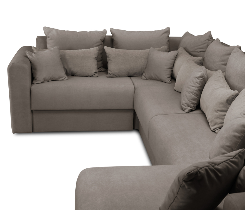 Диваны угловые в гостиную, Диван модульный со спальным местом Мэдисон П-образный