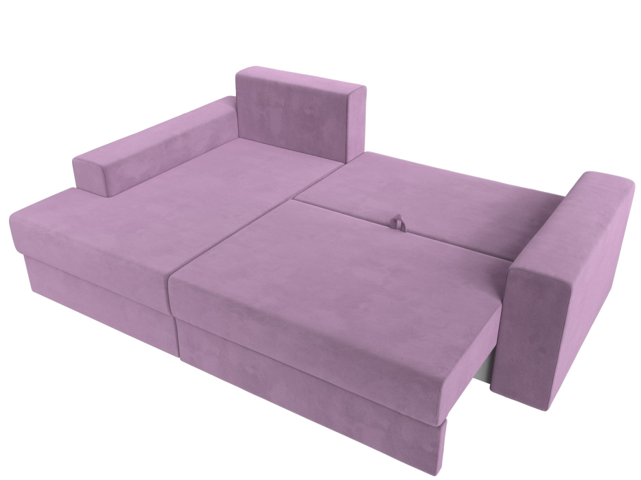 Офисные диваны, Угловой диван Майами левый угол, микровельвет