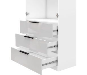 Шкаф 3-х дверный с ящиками, 135 см Люкс