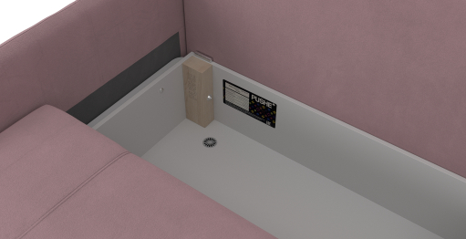 Диван-кровать Арти slim, велюр